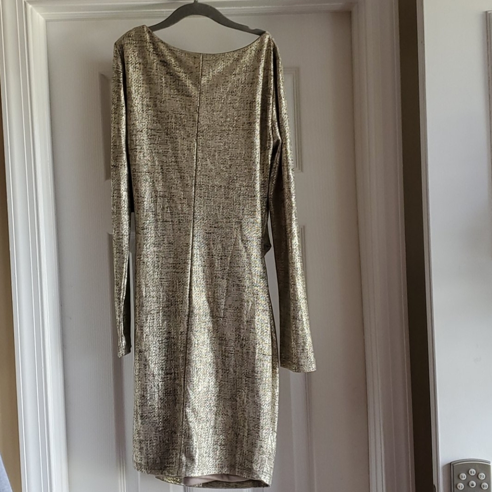 Lulus gold new with tags mini dress size small nwt - Picture 2 of 4